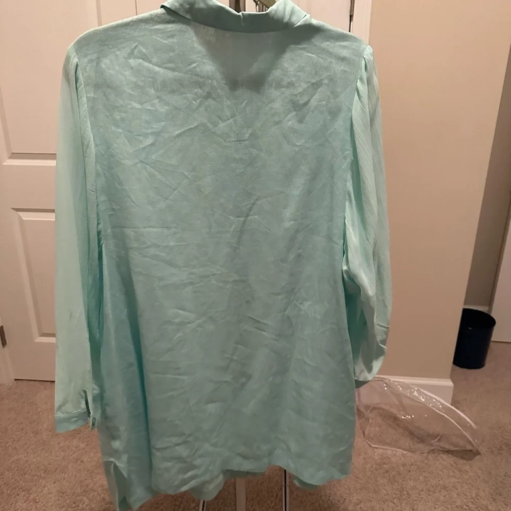 Marina Rinaldi “Linen Look” top - Picture 2 of 4